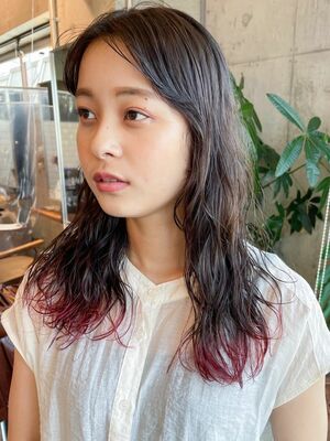 21年夏 くせ毛風パーマ ロングの新着ヘアスタイル 髪型 ヘアアレンジ Yahoo Beauty