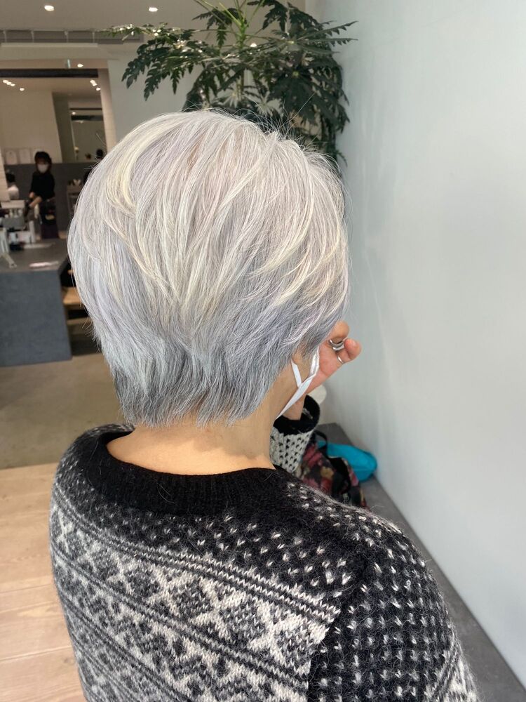 シニアのショートヘア Three By Keep 尾山台 スリーバイキープ オヤマダイ 小池ツカサの髪型 ヘアスタイル ヘアカタログ情報 Yahoo Beauty ヤフービューティー