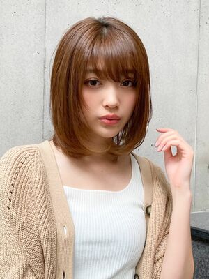 21年夏 ミディアムスタイルの新着ヘアスタイル 髪型 ヘアアレンジ Yahoo Beauty