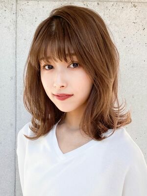 21年夏 ゆるふわミディの新着ヘアスタイル 髪型 ヘアアレンジ Yahoo Beauty