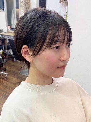 くびれショート ショートボブ 黒髪の髪型 ヘアスタイル ヘアカタログ 人気順 Yahoo Beauty ヤフービューティー