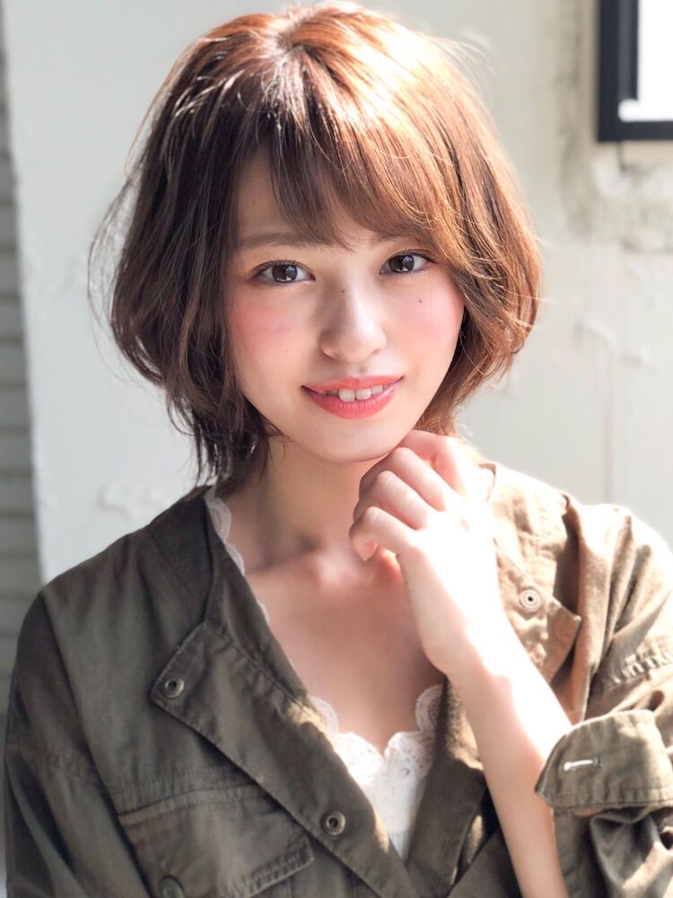 ひし形小顔ショートパーマボブ Dyplus 表参道 ディプラス 鎗田聖乃の髪型 ヘアスタイル ヘアカタログ情報 Yahoo Beauty ヤフービューティー