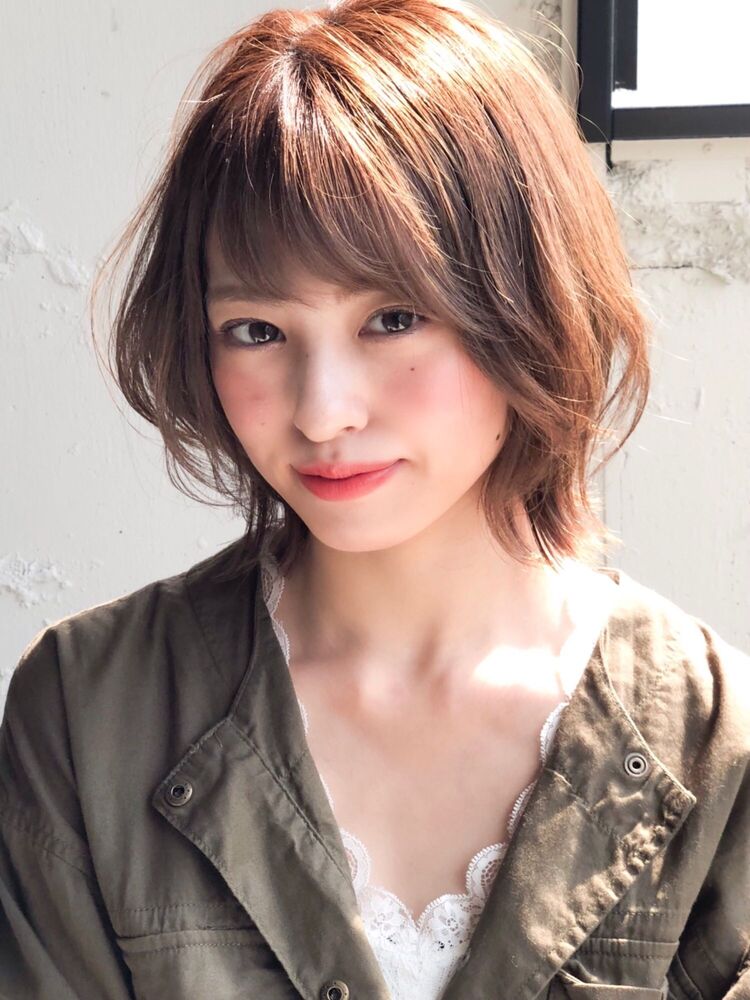 ひし形小顔ショートパーマボブ Dyplus 表参道 ディプラス 鎗田聖乃の髪型 ヘアスタイル ヘアカタログ情報 Yahoo Beauty ヤフービューティー