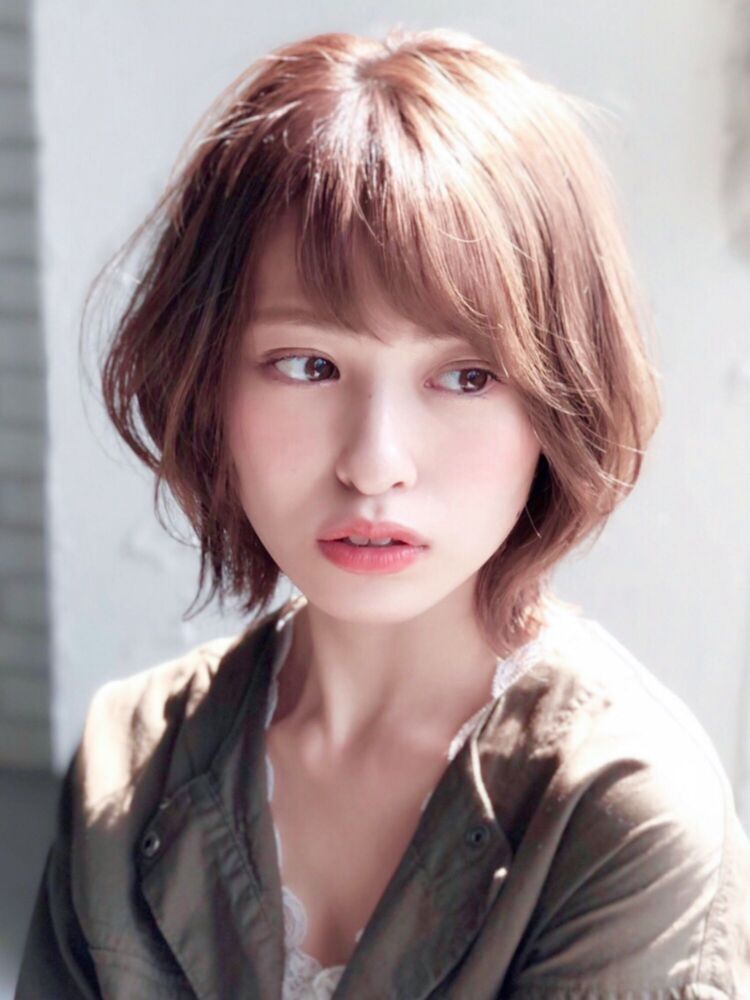 ひし形シルエットミディアムショートボブ Dyplus 表参道 ディプラス 鎗田聖乃の髪型 ヘアスタイル ヘアカタログ情報 Yahoo Beauty ヤフービューティー