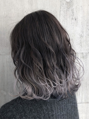グラデーションカラー ミディアムの髪型 ヘアスタイル ヘアカタログ 人気順 Yahoo Beauty ヤフービューティー