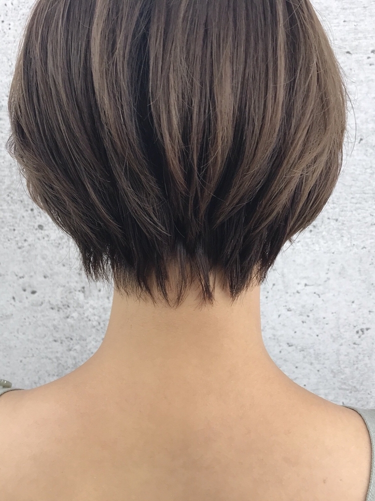 ショート ショートボブ ハンサムショート ヘアカラー 冬カラー 前髪有り ワンカール Iki しまだけーすけのヘアスタイル情報 Yahoo Beauty