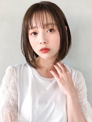 21年夏 ストレートボブ ミディアムの新着ヘアスタイル 髪型 ヘアアレンジ Yahoo Beauty