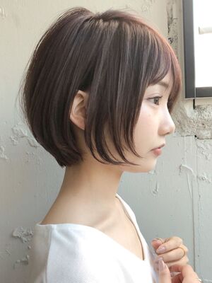 21年秋冬 ダークカラー ショートの新着ヘアスタイル 髪型 ヘアアレンジ Yahoo Beauty