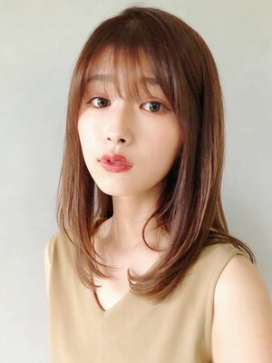 21年秋冬 シャギー セミロングの新着ヘアスタイル 髪型 ヘアアレンジ Yahoo Beauty