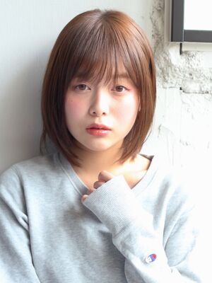 ストレートボブの髪型 ヘアスタイル ヘアカタログ 人気順 Yahoo Beauty ヤフービューティー