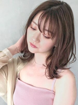 ゆるふわミディ ミディアムの髪型 ヘアスタイル ヘアカタログ 人気順 Yahoo Beauty ヤフービューティー