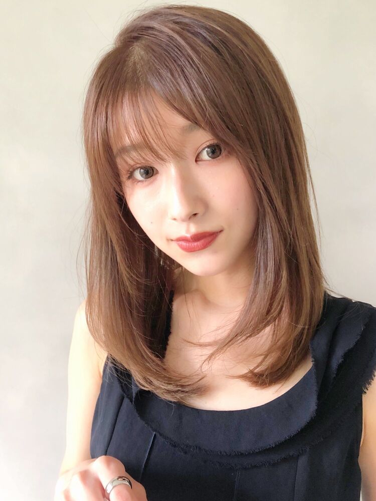 ナチュラルストレートロング Kyli 表参道 キリ オモテサンドウ Kyli表参道 トキタマサヒロのヘアスタイル情報 Yahoo Beauty