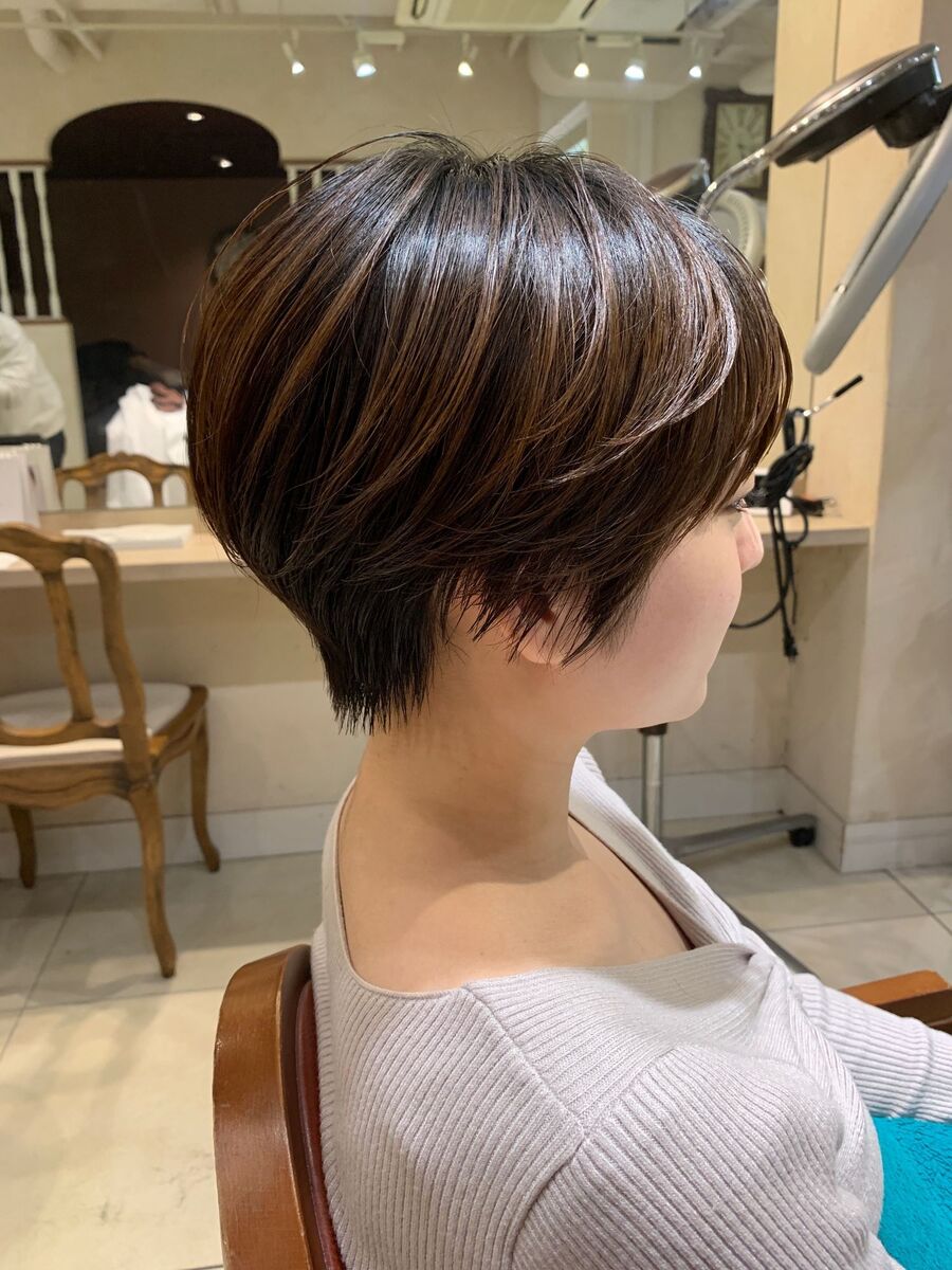 マッシュショート ワンカールパーマ Euphoria Shibuya Grande 渋谷 ユーフォリアシブヤグランデ Vain渋谷 仲村龍太のヘアスタイル情報 Yahoo Beauty