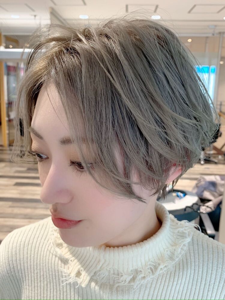 ハンサムショート ベージュカラー Vain 渋谷 ヴェイン シブヤ Vain渋谷 仲村龍太のヘアスタイル情報 Yahoo Beauty