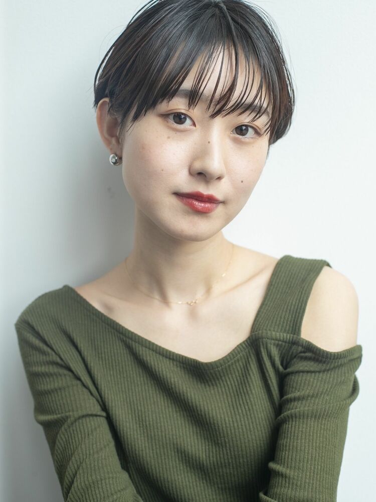 黒髪ショート ワンカールパーマ Vain 渋谷 ヴェイン シブヤ Vain渋谷 仲村龍太のヘアスタイル情報 Yahoo Beauty