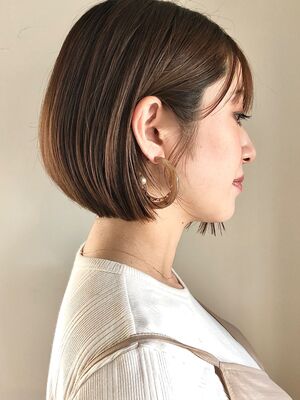 ワンレン ショートの髪型 ヘアスタイル ヘアカタログ 人気順 2ページ目 Yahoo Beauty ヤフービューティー