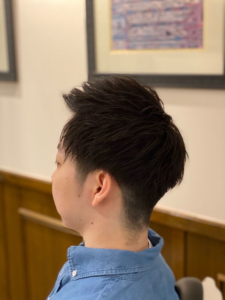 硬毛 直毛でも自然にアイロンパーマ Hiro Ginza Barber Shop 新宿店 ヒロギンザバーバーショップ シンジュクテン 土井康永の髪型 ヘアスタイル ヘアカタログ情報 Yahoo Beauty ヤフービューティー