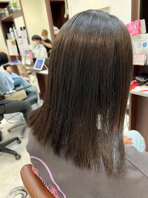 切りっぱなしミディアム セミロングの髪型 ヘアスタイル ヘアカタログ 人気順 Yahoo Beauty ヤフービューティー
