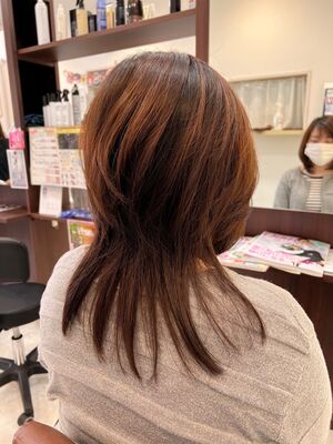 立体感 セミロングの髪型 ヘアスタイル ヘアカタログ 人気順 Yahoo Beauty ヤフービューティー