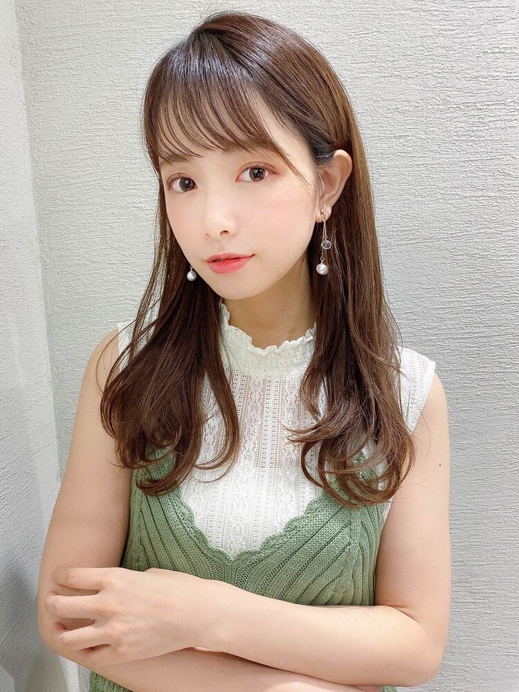 大人かわいい小顔顔周り似合わせ耳かけセミロング代30代40代 Beauty Connection Ginza Hair Salon ビューティーコネクションギンザヘアーサロン 谷 賢二のヘアスタイル情報 Yahoo Beauty