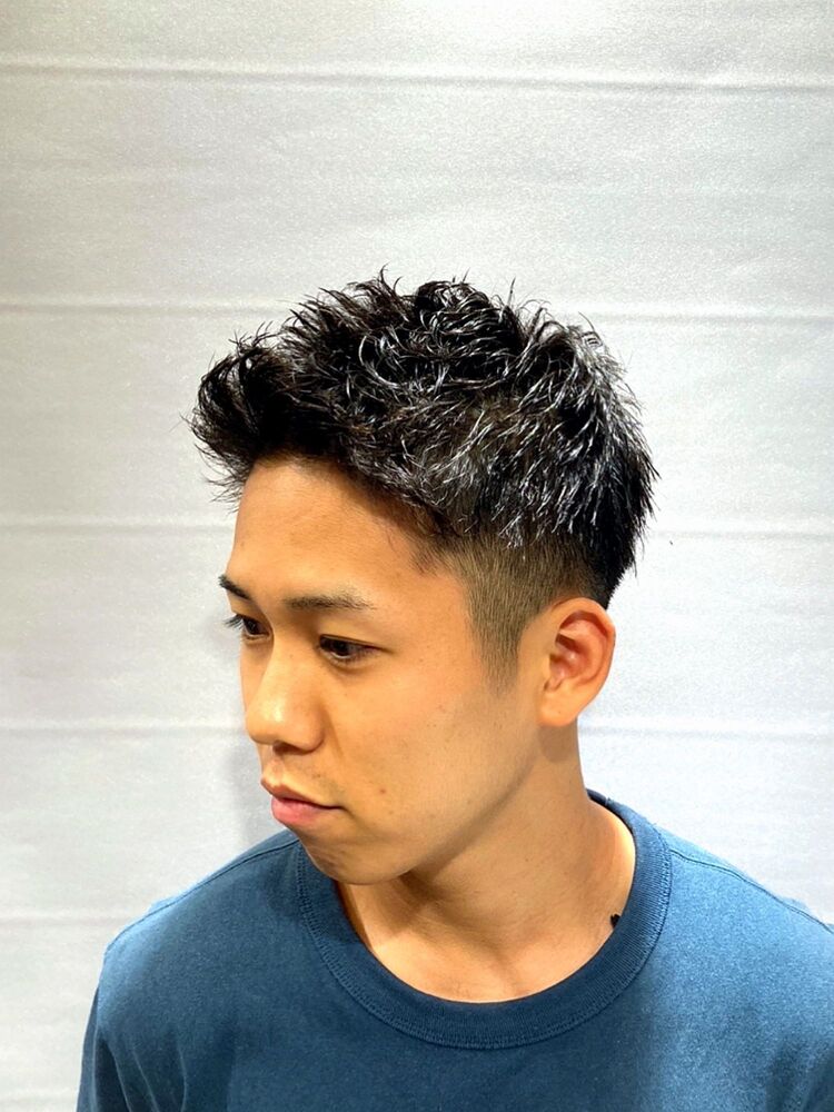 登坂広臣風パーマ ワイルドアップバング Hiro Ginza 六本木店 ヒロギンザ ロッポンギテン Barber Yamadyのヘアスタイル情報 Yahoo Beauty