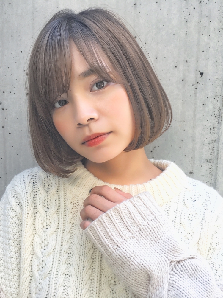 束ボブで可愛いお洒落ボブ Un Ami Omotesando アンアミ オモテサンドウ 工藤 由佳のヘアスタイル情報 Yahoo Beauty