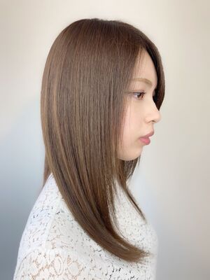 21年夏 ストレート セミロングの新着ヘアスタイル 髪型 ヘアアレンジ Yahoo Beauty