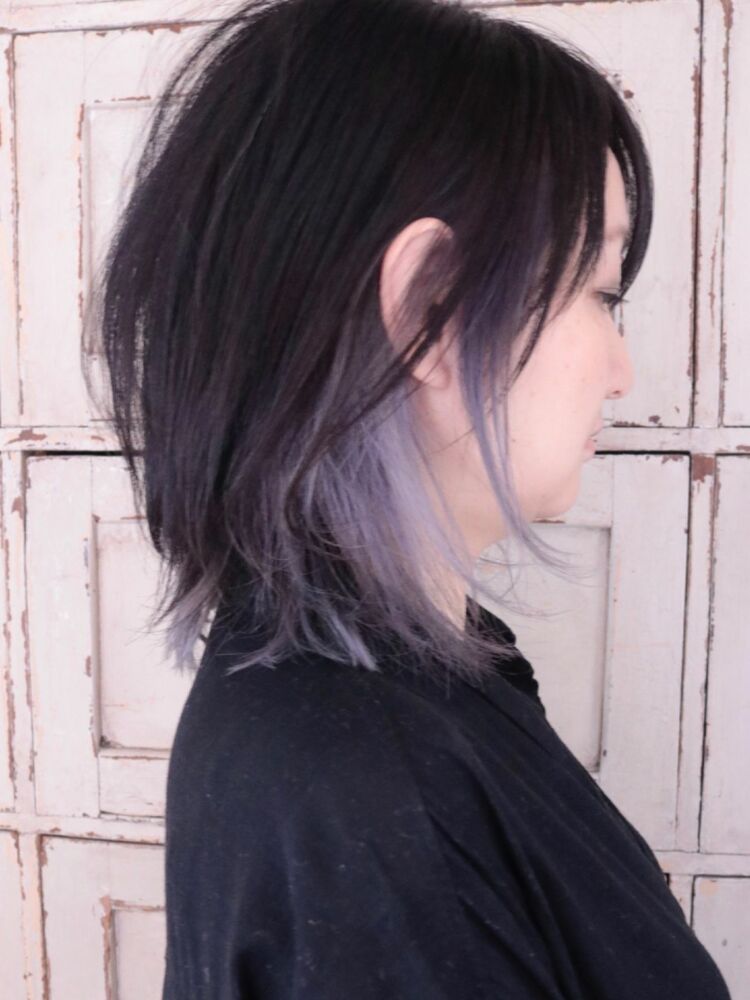 ウルフカット インナーカラー シルバーラベンダー Rorrim 武南栄二のヘアスタイル情報 Yahoo Beauty