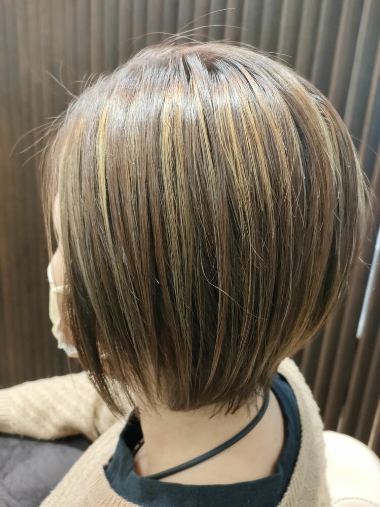 今日もハイライトボブ 瑞穂美容室 ミズホビヨウシツ 山内の髪型 ヘアスタイル ヘアカタログ情報 Yahoo Beauty ヤフービューティー