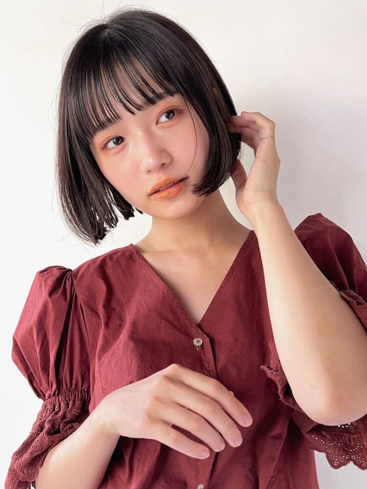 黒髪でも可愛い ミニボブ Minx青山店 副店長 清水 Minx 青山店 ミンクス アオヤマ Minx青山 清水 豊の髪型 ヘアスタイル ヘアカタログ情報 Yahoo Beauty ヤフービューティー