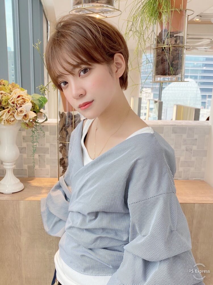 前髪カットがうまい美容師 徳永利彦minx銀座二丁目店 小顔になるショートスタイル Minx 銀座二丁目店 ミンクス ギンザニチョウメ Minx 銀座二丁目店 徳永利彦のヘアスタイル情報 Yahoo Beauty