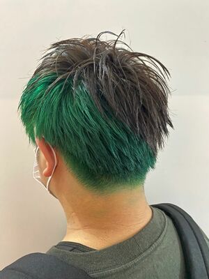 メンズ 緑の髪型 ヘアスタイル ヘアカタログ 人気順 Yahoo Beauty ヤフービューティー