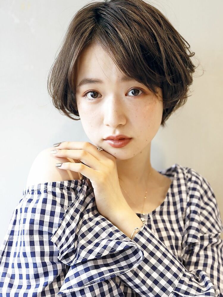 流し前髪ふんわりショート Hair Salon Gallica Minami Aoyama ヘアサロン ガリカ ミナミ アオヤマ 竹之内蔵人のヘアスタイル情報 Yahoo Beauty