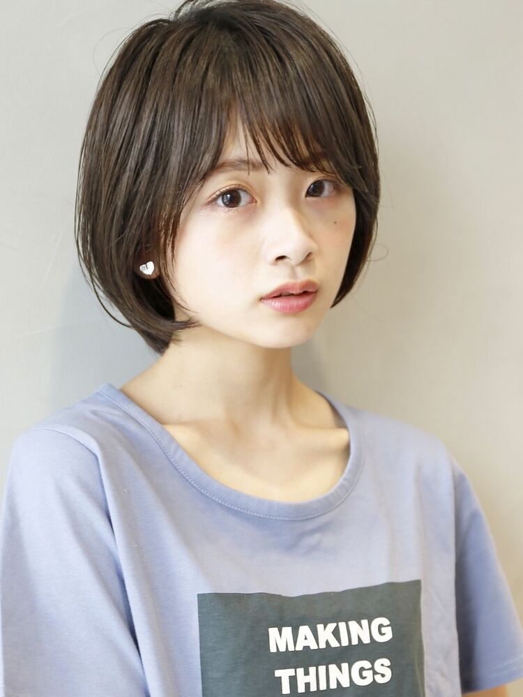 センシュアルショートボブ 斜めバング Hair Salon Gallica Minami Aoyama ヘアサロン ガリカ ミナミ アオヤマ 竹之内蔵人のヘアスタイル情報 Yahoo Beauty