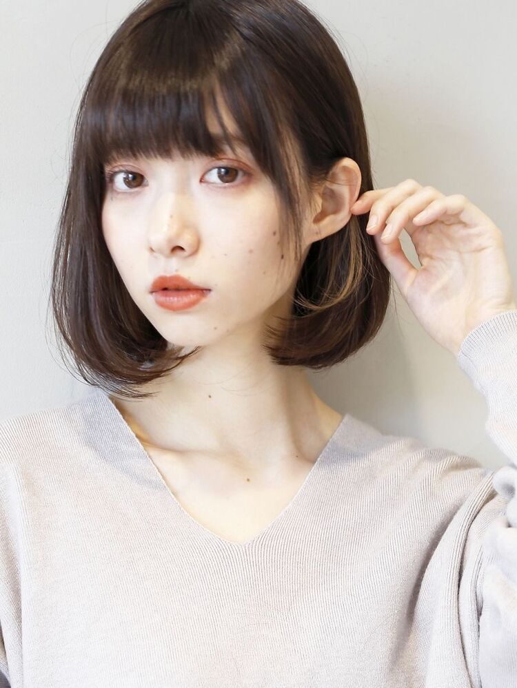 ダークブラウン デザインカラー 外国人風ボブ Hair Salon Gallica Minami Aoyama ヘアサロン ガリカ ミナミ アオヤマ 竹之内蔵人の髪型 ヘアスタイル ヘアカタログ情報 Yahoo Beauty ヤフービューティー