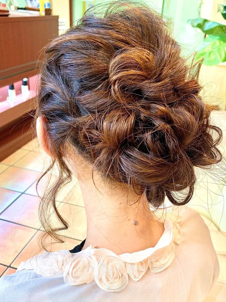 お呼ばれ結婚式 二次会ヘアセット Tiptop川越店 チップタップカワゴエテン Tiptop 斎藤のヘアスタイル情報 Yahoo Beauty