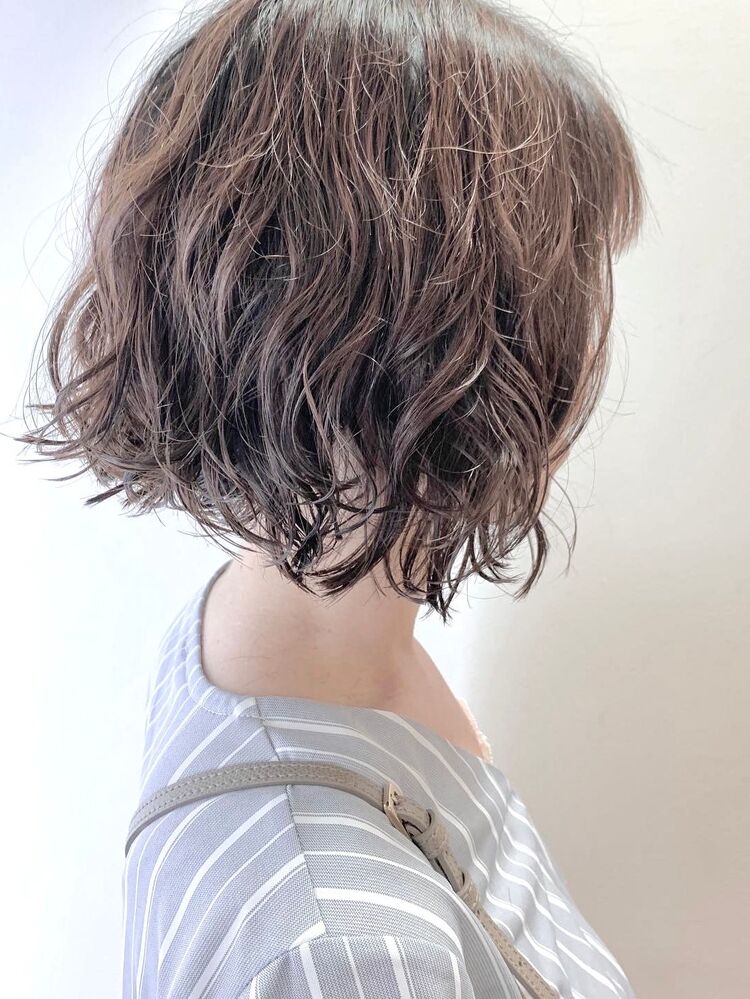 ボブパーマ｜ おしん VERBENAのヘアスタイル情報｜Yahoo! BEAUTY