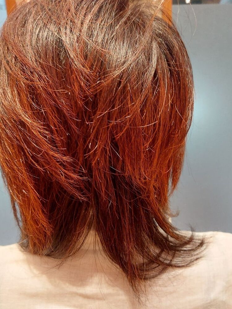表参道プライベートサロン 50代ロングヘアーウルフカット 樽川和明のヘアスタイル情報 Yahoo Beauty