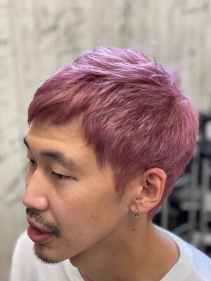 メンズ ピンク系 ヘアカラーの髪型 ヘアスタイル ヘアカタログ 人気順 Yahoo Beauty ヤフービューティー
