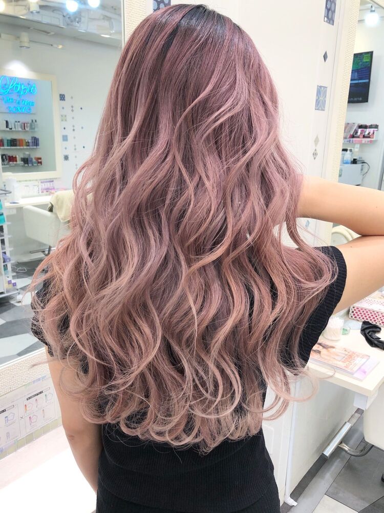 ちょっぴり個性派 ハイトーンピンクのグラデーション Lapis 池袋 ラピス イケブクロ Lapis Sotaのヘアスタイル情報 Yahoo Beauty