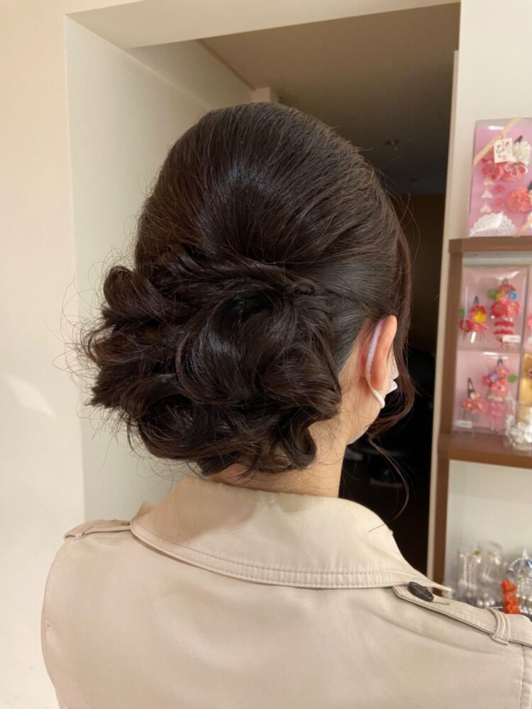 パーティーアップのふんわりカールヘアアレンジ 矢島美容室 ヤジマビヨウシツ 島田 千鶴のヘアスタイル情報 Yahoo Beauty