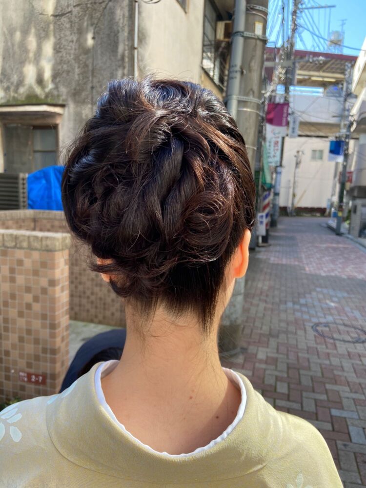 七五三ママの早朝ヘアメイク 訪問着レンタル 着付けお任せください 矢島美容室 ヤジマビヨウシツ 島田 千鶴のヘアスタイル情報 Yahoo Beauty