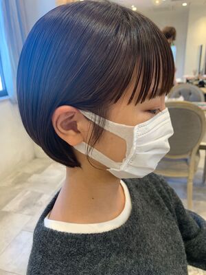 22年春 丸みショートボブの人気ヘアスタイル 髪型 ヘアアレンジ Yahoo Beauty