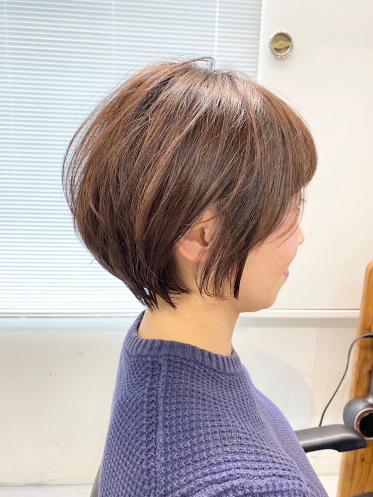 Vie 石田康博 30代髪型 大人ショートボブ Vie 青山 ヴィー アオヤマ 石田 康博のヘアスタイル情報 Yahoo Beauty