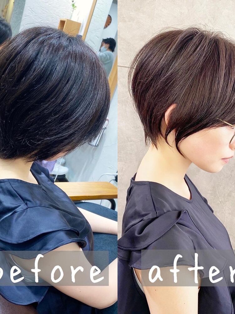 絶壁カバー ひし形くびれショート Mag Ginza マグギンザ Bisa 美才治秀欣 のヘアスタイル情報 Yahoo Beauty
