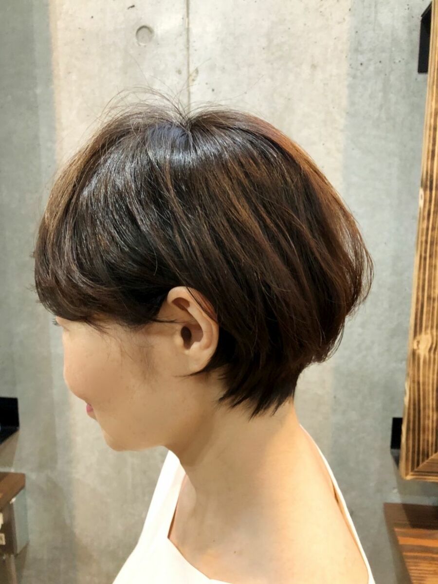 50代 大人ショートボブ東急東横線 学芸大学駅 徒歩2分「Tree hairsalon 」｜Tree Hair