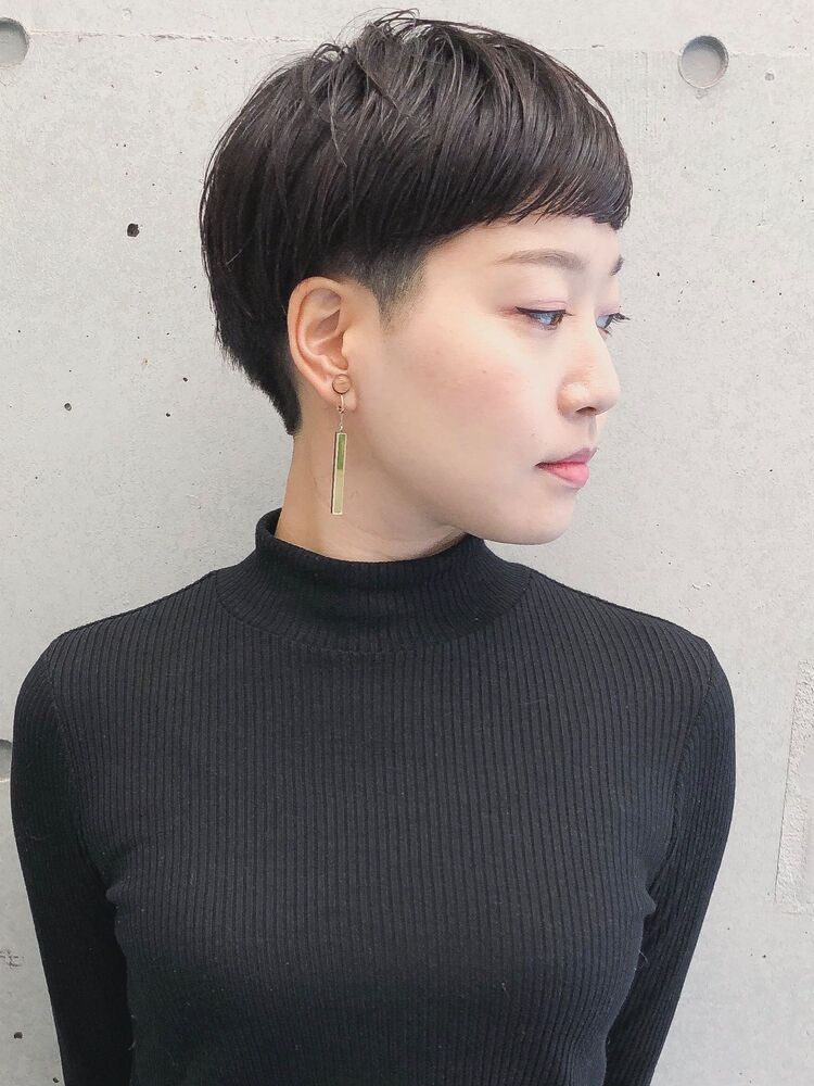 前髪短め刈り上げマッシュショート 加藤耕三のヘアスタイル情報 Yahoo Beauty