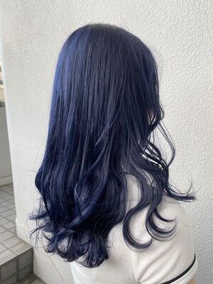 ブルーバイオレット セミロングの髪型 ヘアスタイル ヘアカタログ 人気順 Yahoo Beauty ヤフービューティー
