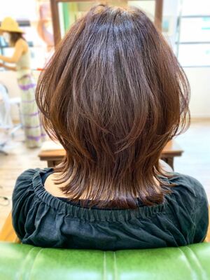 21年夏 ミディアムウルフの新着ヘアスタイル 髪型 ヘアアレンジ Yahoo Beauty