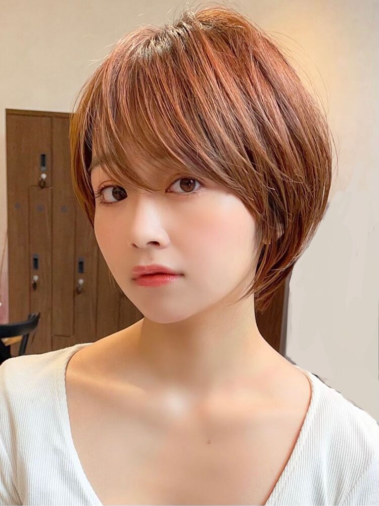 顔まわりの可愛いシンプルショートボブ 渋谷 ショートボブ 坂本広大の髪型 ヘアスタイル ヘアカタログ情報 Yahoo Beauty ヤフービューティー